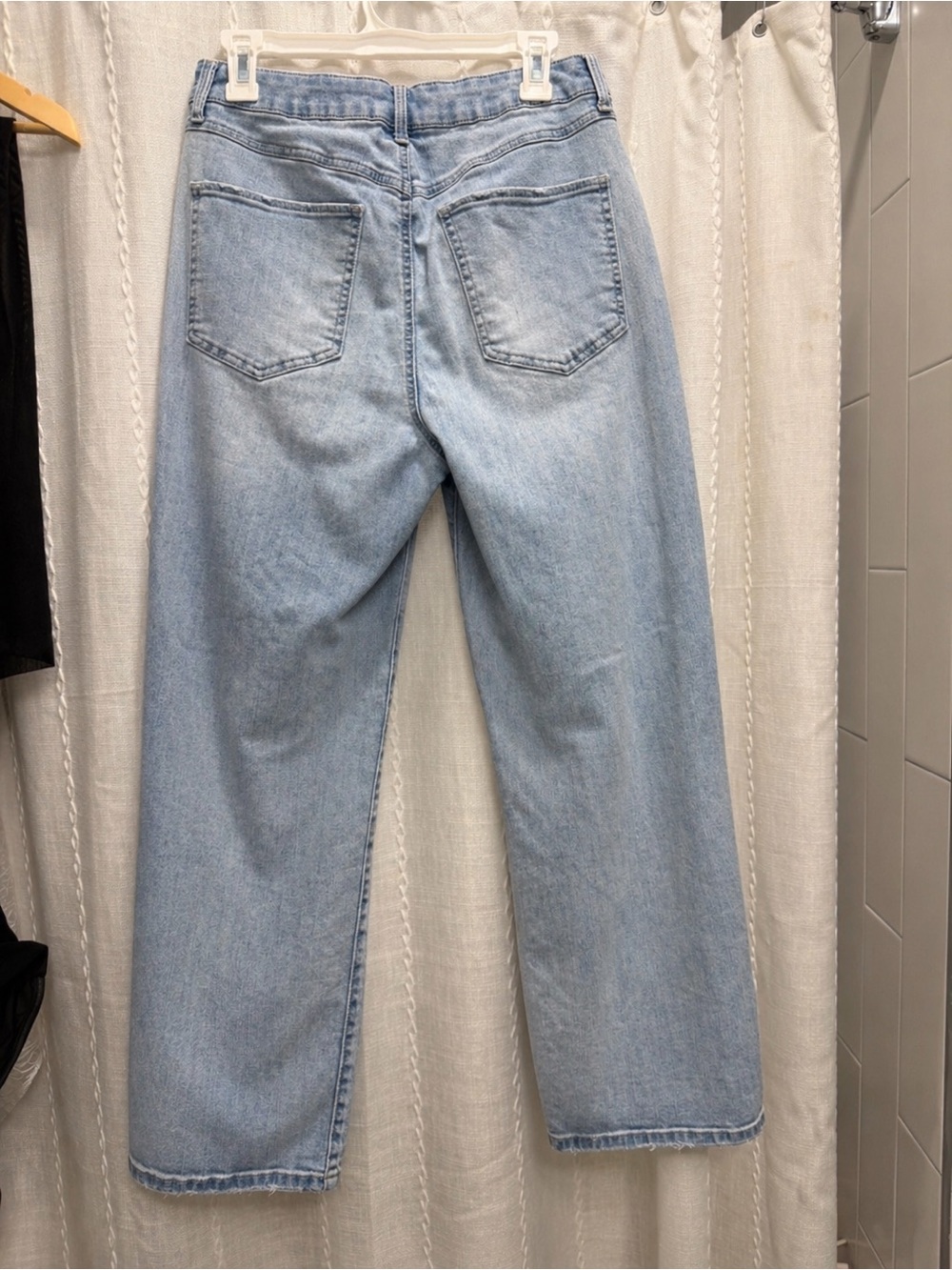 Sincerely Jules Medium Wash Straight Leg Distressed Jeans - Picture 2 of 4